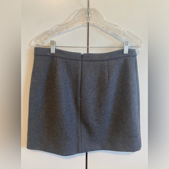 J. Crew wool Blend Origami Skirt Mini Sequins Women's Size 6 - Picture 5 of 7